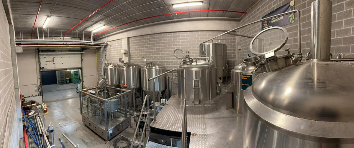 New brewing equipment being installed at Greenbizz